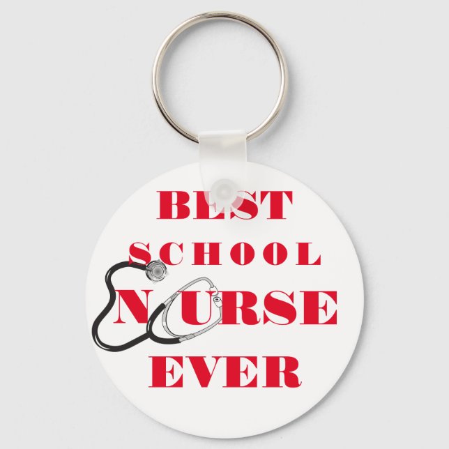 Chaveiro Obrigado de enfermeira você aprecia a tipografia d (Frente)