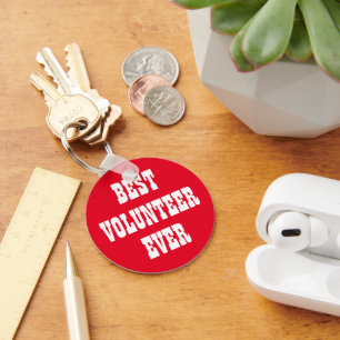 Chaveiro Obrigado de reconhecimento voluntário, seu present