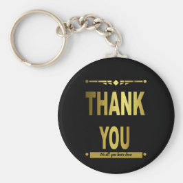 Chaveiro Obrigado, Dourado moderno