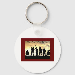 Chaveiro obrigado para seu serviço