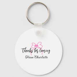 Chaveiro obrigado por vir adicionar nome mensagem texto arc