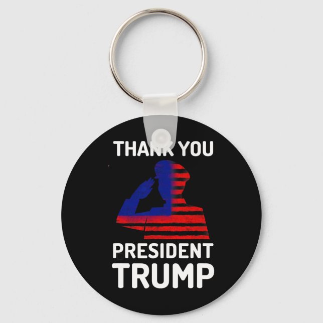 Chaveiro Obrigado Presidente Trump  (Frente)