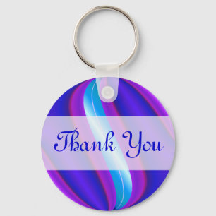 Chaveiro Obrigado roxo azul
