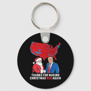 Chaveiro Obrigados Para Fazer De Natal Vermelho Novamente T