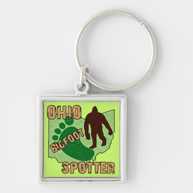 Chaveiro Observador de Ohio Bigfoot (Frente)