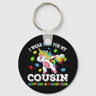 Chaveiro Obtenha este roupa de Consciência do Autismo Magné