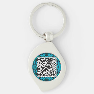 Chaveiro Obtenha um pino com seu próprio código QR