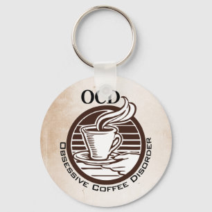 Chaveiro OCD: Desordem obsessiva do café