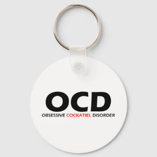 Chaveiro OCD - Desordem obsessiva do Cockatiel