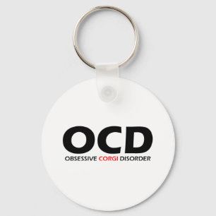 Chaveiro OCD - Desordem obsessiva do Corgi