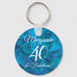 Chaveiro Ocean Blue 40 e Fabulosa Festa de aniversário