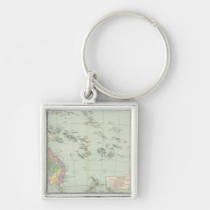 Chaveiro Oceanien - Mapa Atlas da Oceania