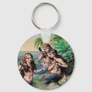 Chaveiro Oceano Náutico Mágico Sereia