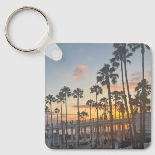 Chaveiro Oceanside California Orange Sunset Palm Trees