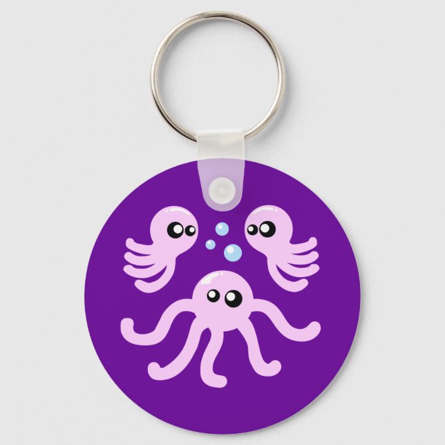 Chaveiro Octopus bonito (Frente)