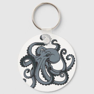Chaveiro Octopus cinza