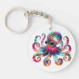 Chaveiro Octopus de brilho místico