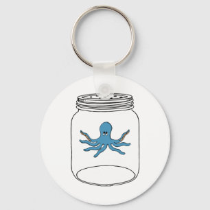 Chaveiro Octopus em um jar