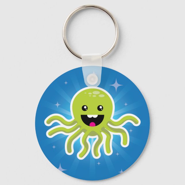 Chaveiro Octopus Feliz (Frente)