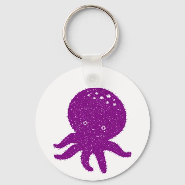 Chaveiro Octopus Roxo-Cinto Impressão (Frente)