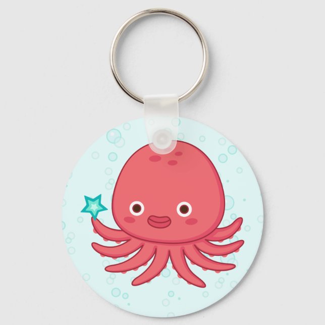 Chaveiro Octopus tem estrela (Frente)