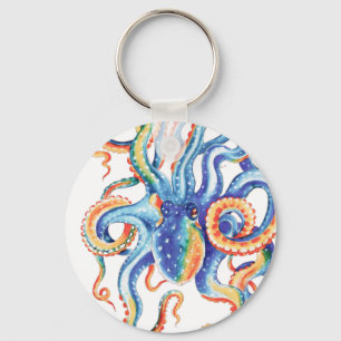 Chaveiro Octopus Tentacle color Art