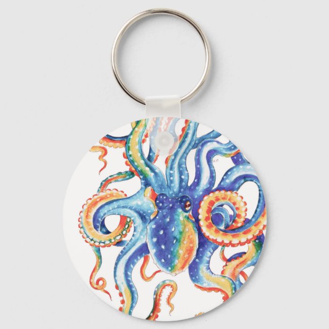 Chaveiro Octopus Tentacle color Art (Frente)