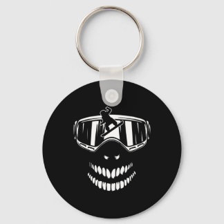 Chaveiro Óculos De Esqui Com Motivo De Snowboarder Para Um 