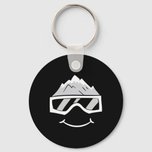 Chaveiro Óculos de Esqui Snowboard Skiing Neve Esporte de I