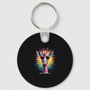 Chaveiro Óculos de Sol Vintage Girafa Animal Africano Diver
