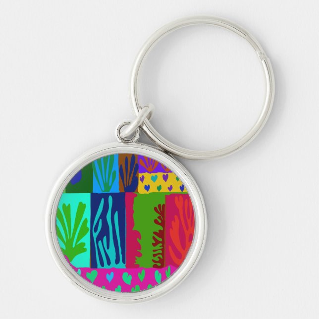 Chaveiro Ode à Colagem de Matisse (Frente)