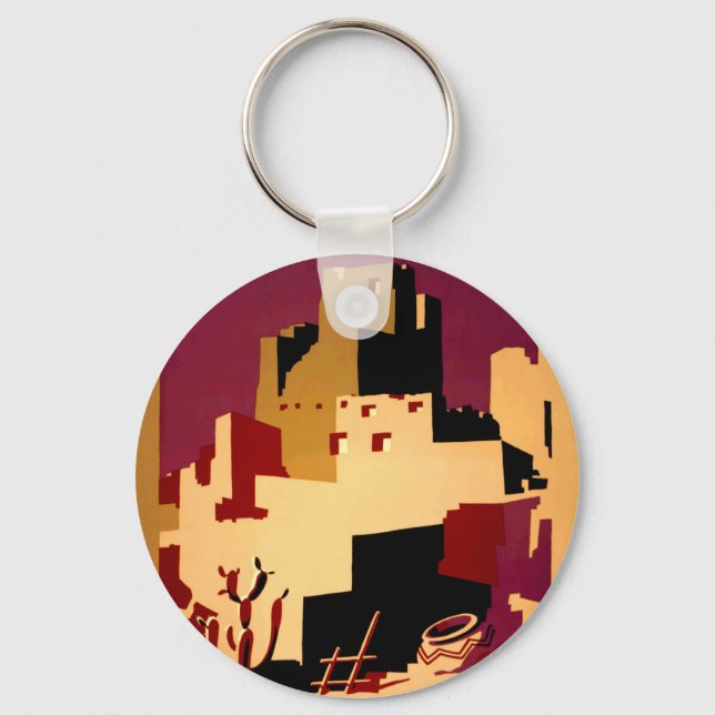 Chaveiro Oeste do Sudoeste Pueblo WPA Nacional (Frente)