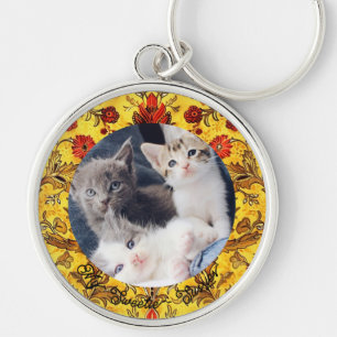 Chaveiro Oferta de Foto Simples e Bonita para Pais de Gato