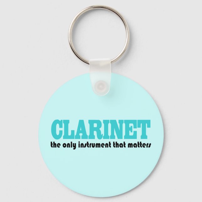 Chaveiro Oferta de Música Clarinet Slogan (Frente)