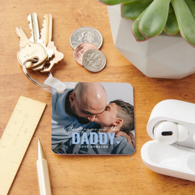 Chaveiro Oferta de PAI Personalizado de Ficheiro de Fotogra (Mesa)