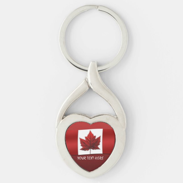 Chaveiro Oferta de Sinalizador Canadá Personalizado de Cade (Frente)