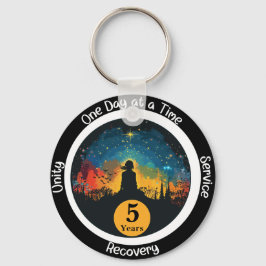 Chaveiro Oferta personalizada de sobriedade da serenidade