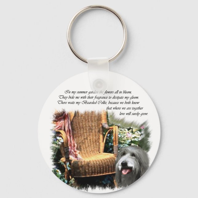 Chaveiro Ofertas de Arte Collie (Frente)