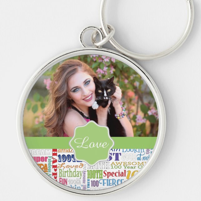 Chaveiro Ofertas de Festa de aniversário 100 Únicas E Espec (Frente)