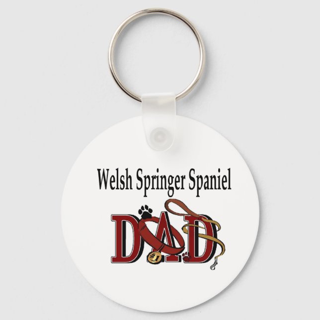 Chaveiro Ofertas de Pai Welsh Springer Spaniel (Frente)