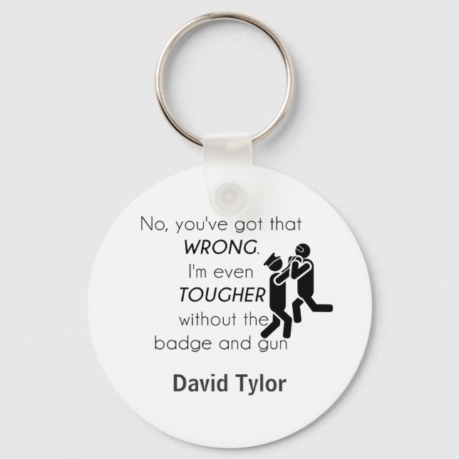 Chaveiro Ofertas do Piadas da Polícia (Frente)