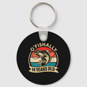 Chaveiro Oficialmente 14 Anos Pescador Pescando 14º Anivers