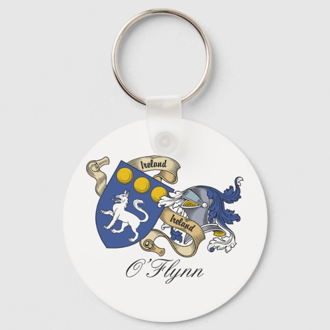 Chaveiro O'Flynn Family Crest (Frente)