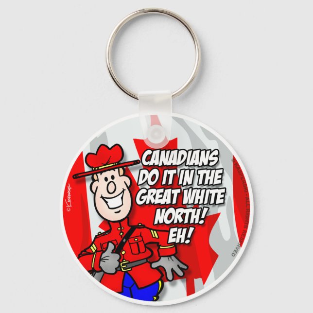 Chaveiro Oh Canadá ÉH! (Frente)