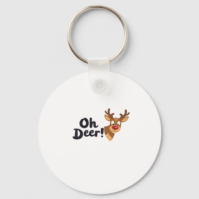 Chaveiro Oh Deer Clean Minimal Seeing (Frente)