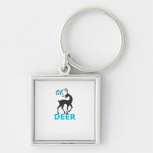 Chaveiro Oh Deer Design Minimalista