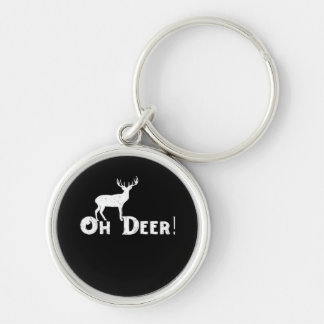 Chaveiro Oh Deer Estilo Gráfico Limpo