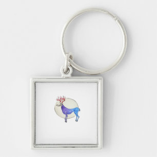 Chaveiro Oh Deer Estilo Gráfico Limpo