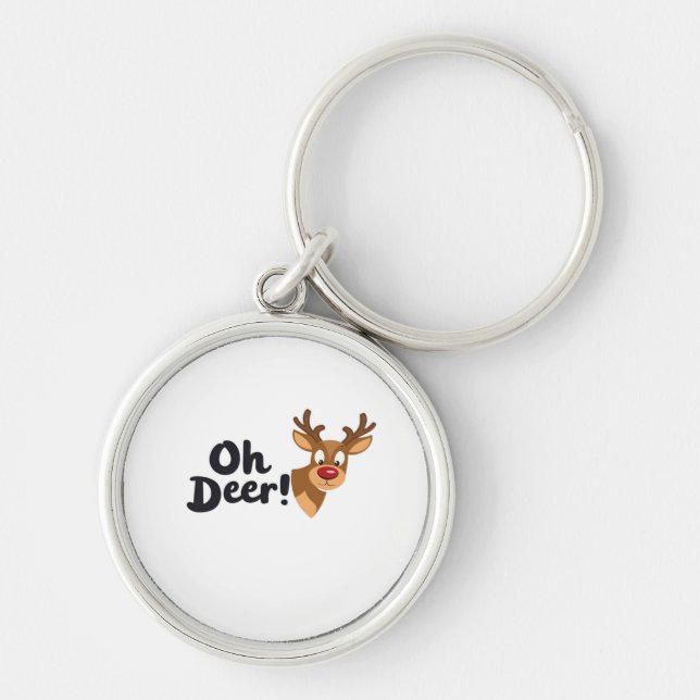 Chaveiro Oh Deer Limpo Mínimo Vendo  (Frente)