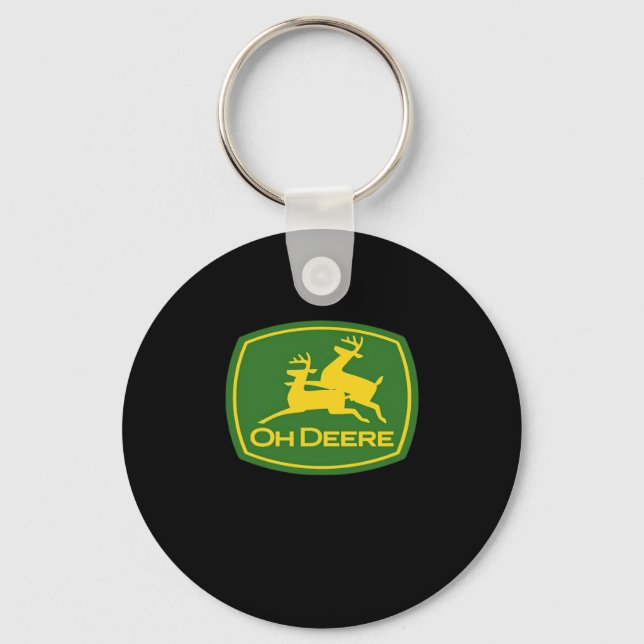 Chaveiro Oh Deer Minimal Modern Design Keychain (Frente)
